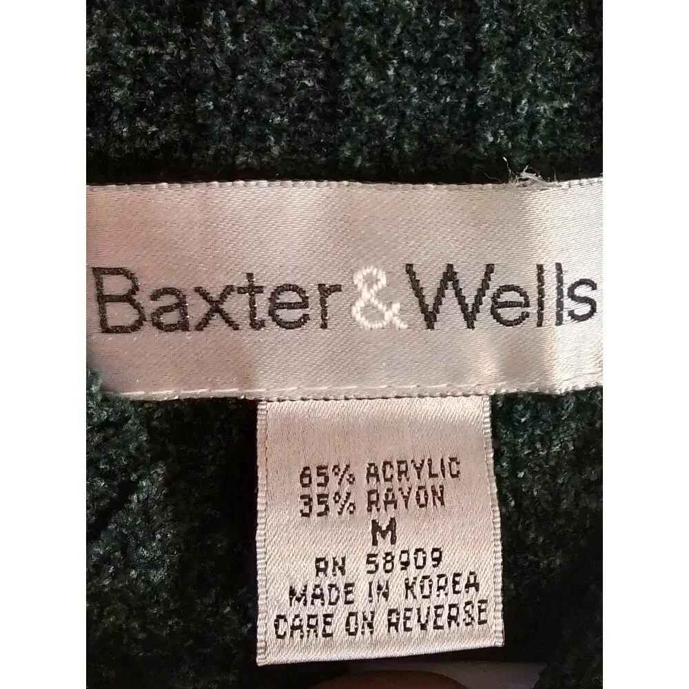 Baxter & Wells: Dark green pullover sweater